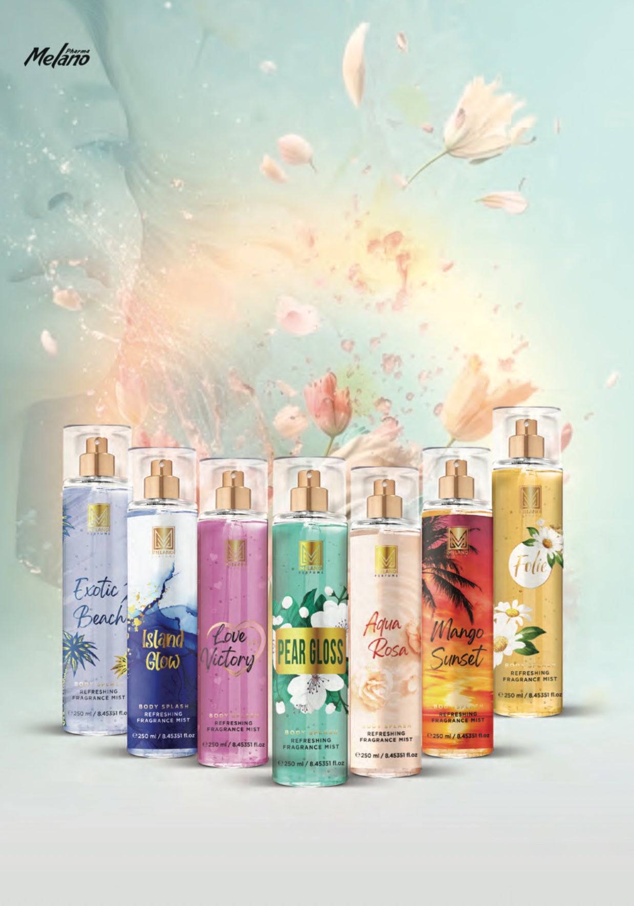 Melano Pharma - Queen Colada Body Lotion & Body Splash