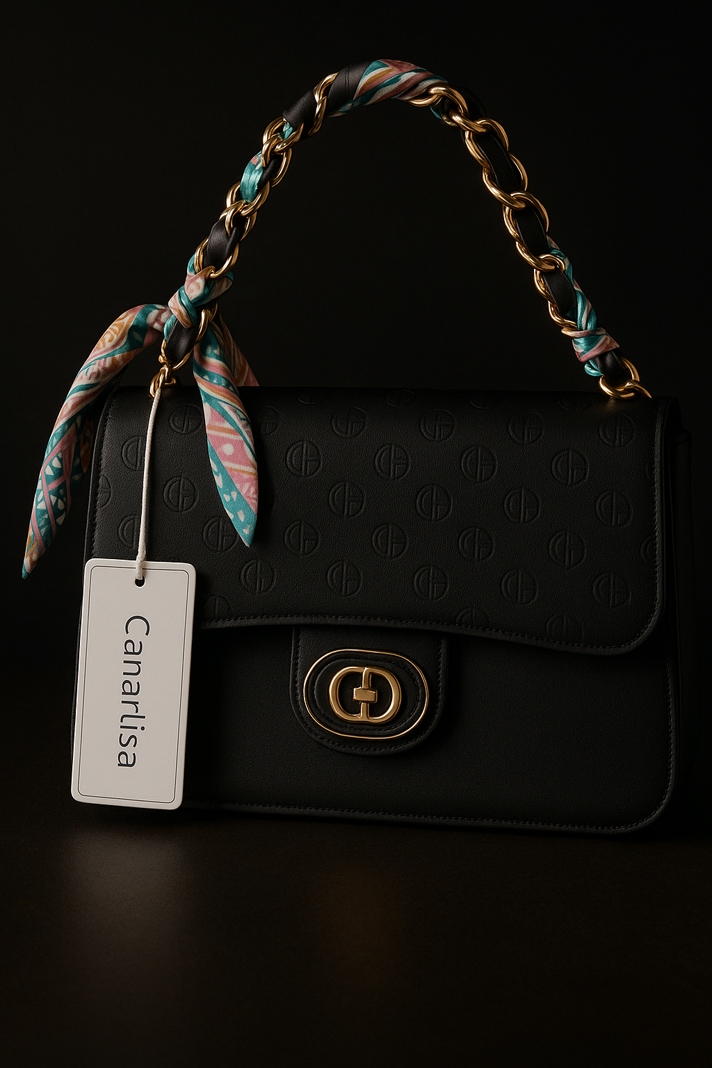 Canarlisa Luxury HandBag (Black, Green, Pink, Beige, Brown and Khaki Colors)