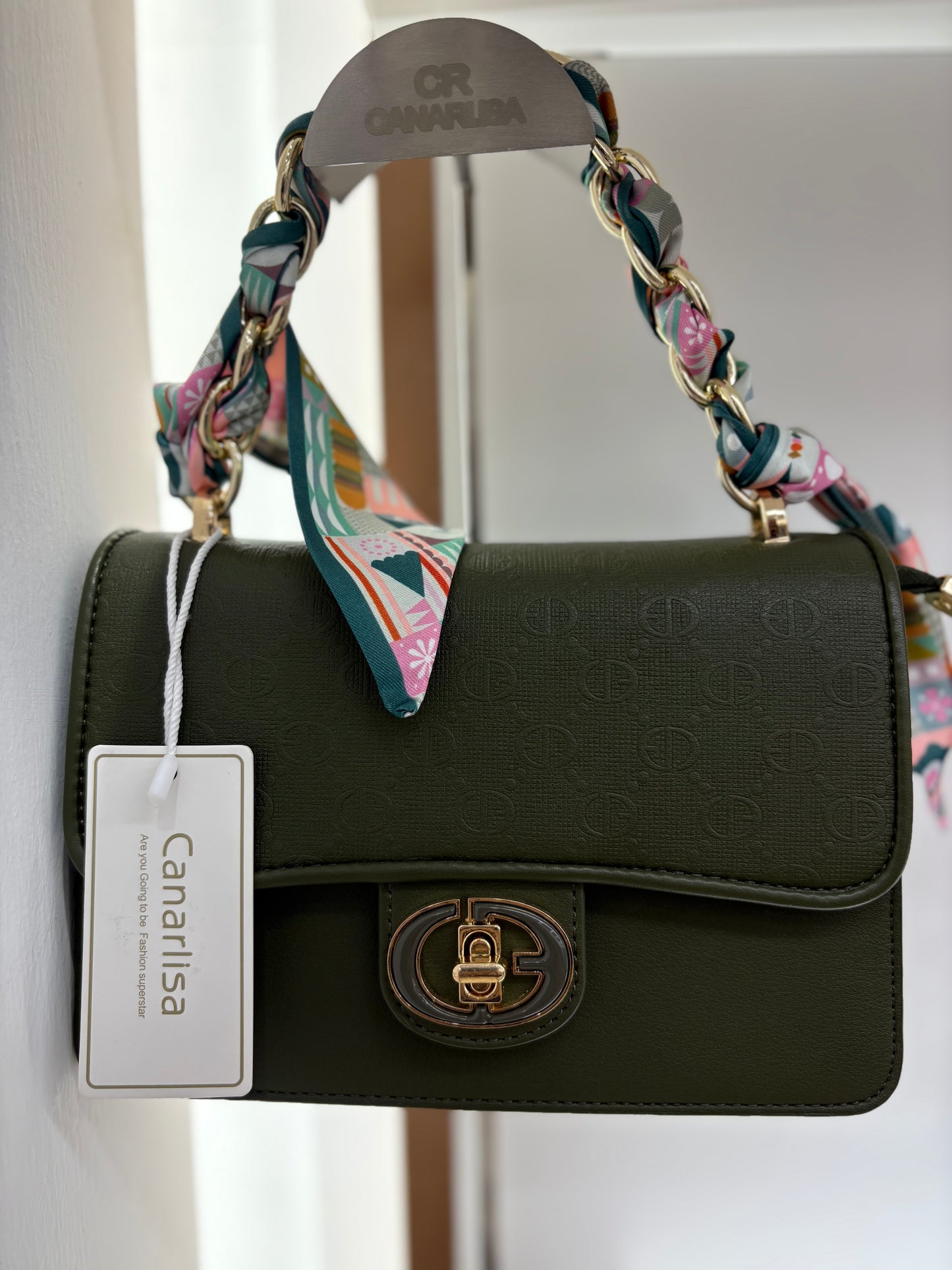 Canarlisa Luxury HandBag (Black, Green, Pink, Beige, Brown and Khaki Colors)