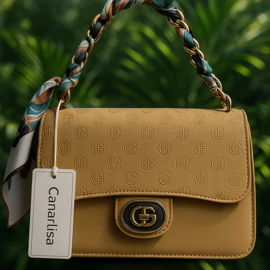 Canarlisa Luxury HandBag (Black, Green, Pink, Beige, Brown and Khaki Colors)