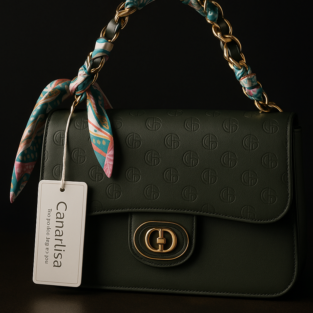 Canarlisa Luxury HandBag (Black, Green, Pink, Beige, Brown and Khaki Colors)