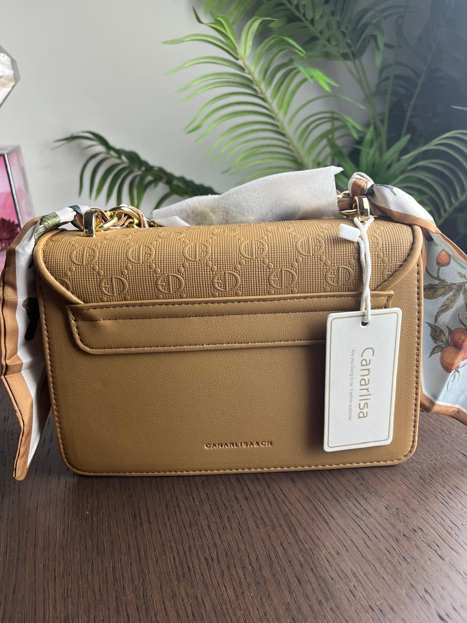 Canarlisa Luxury HandBag (Black, Green, Pink, Beige, Brown and Khaki Colors)