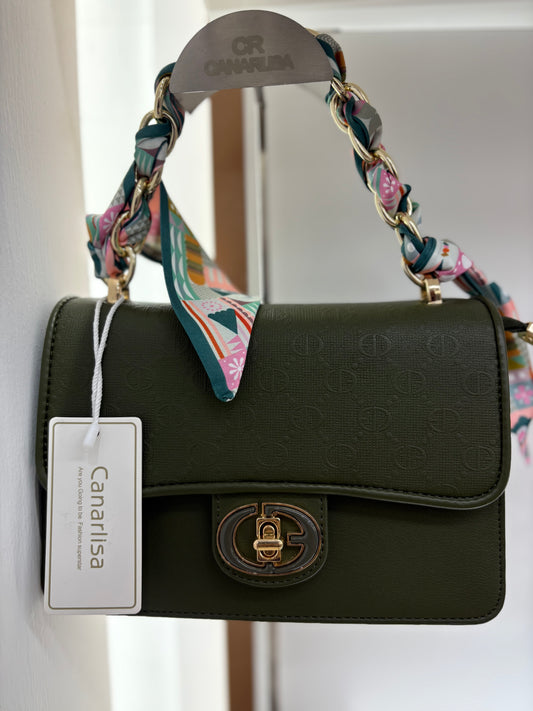 Canarlisa Luxury HandBag (Black, Green, Pink, Beige, Brown and Khaki Colors)