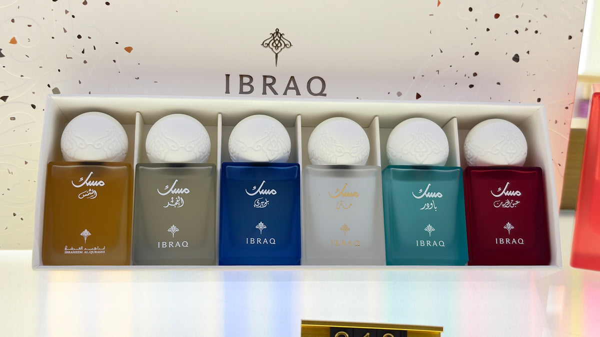 Ibrahim Al-Qurashi (Ibraq) - 6 perfumes (10ml each) :Special Musk Musk ...